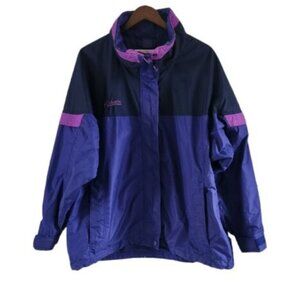 Vintage Columbia Bugaboo Purple Blue Jacket Coat Women Size XL